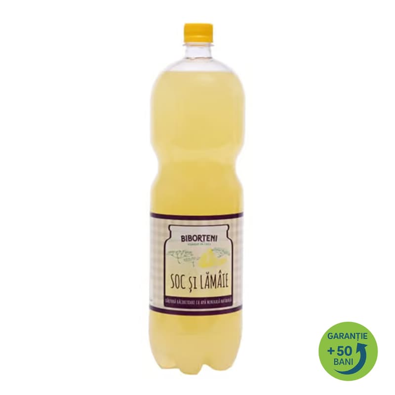 Biborteni Elderflower & Lemon Flavoured Soft Drink