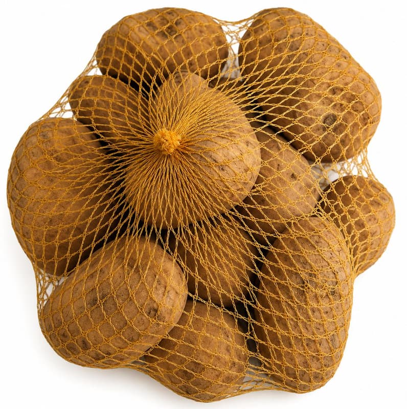 ECO Cartofi albi ambalati plasa 1 kg