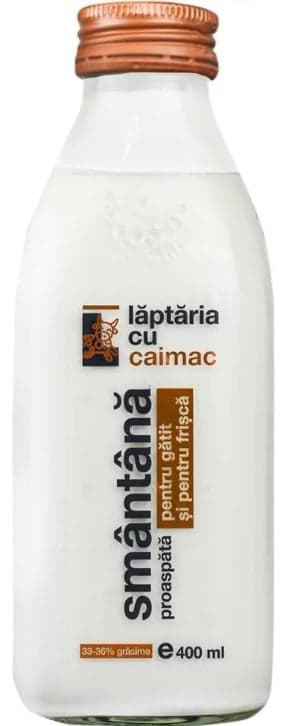 Laptaria cu caimac Smantana proaspata 33-36%