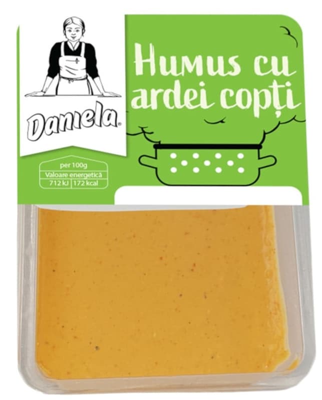 Daniela's Hummus with Roasted Peppers