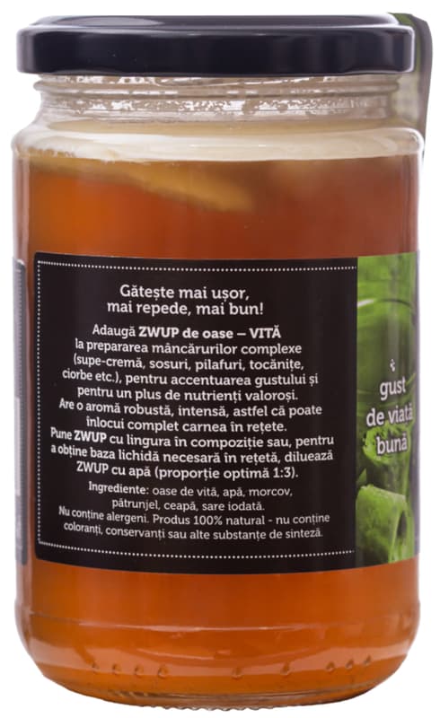 ZWUP Concentrated beef bone broth for cooking