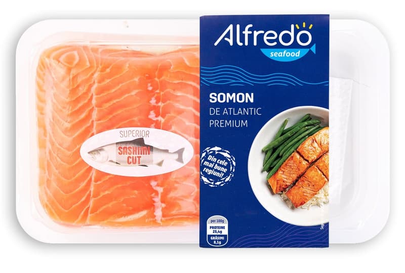 Alfredo Seafood Somon Sashimi Norvegia