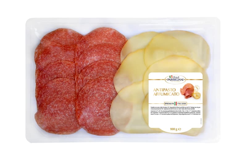 F.lli Parmigiani Antipasto cu branza Scamorza afumata si salam