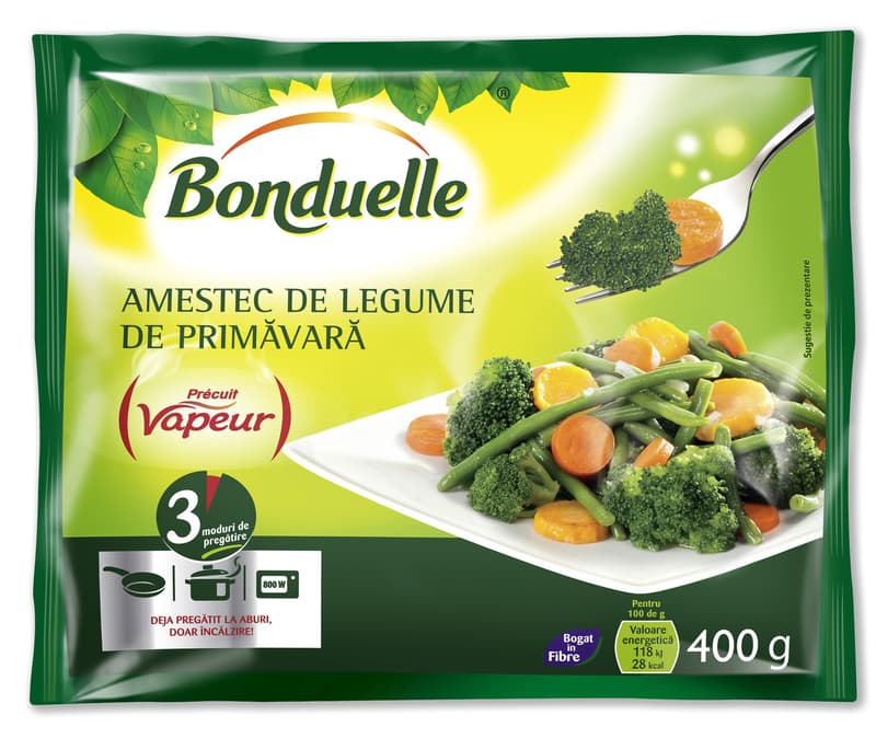 Bonduelle Amestec de legume de primavara vapeur