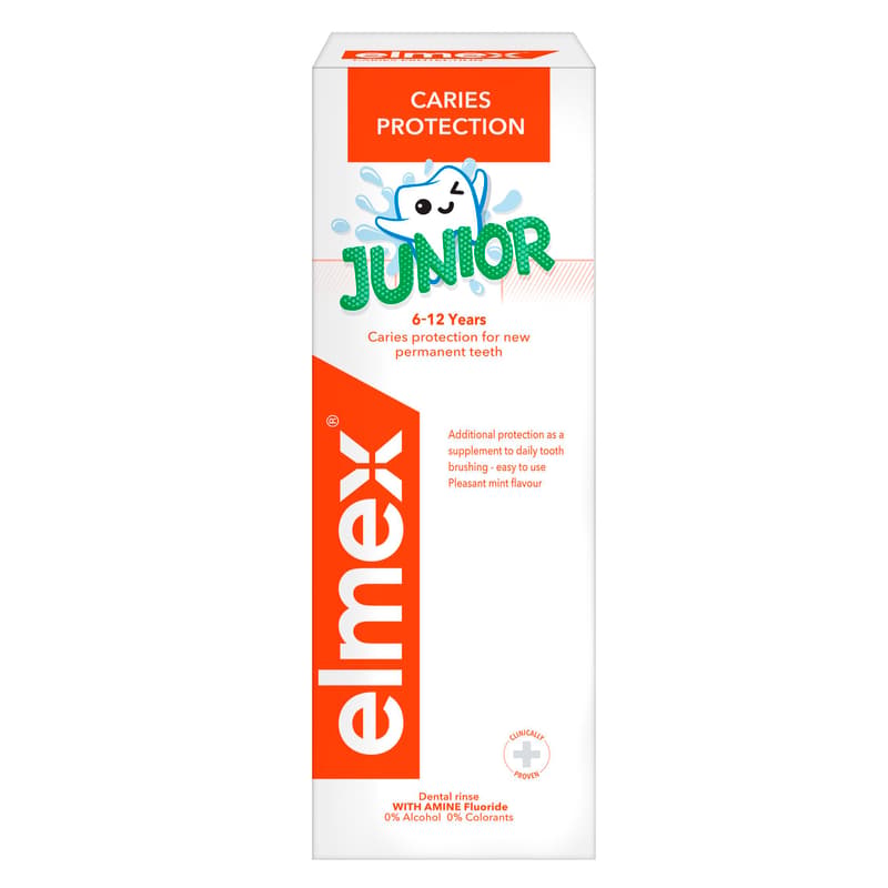 elmex Caries Protection Junior Apa de gura, 6-12ani