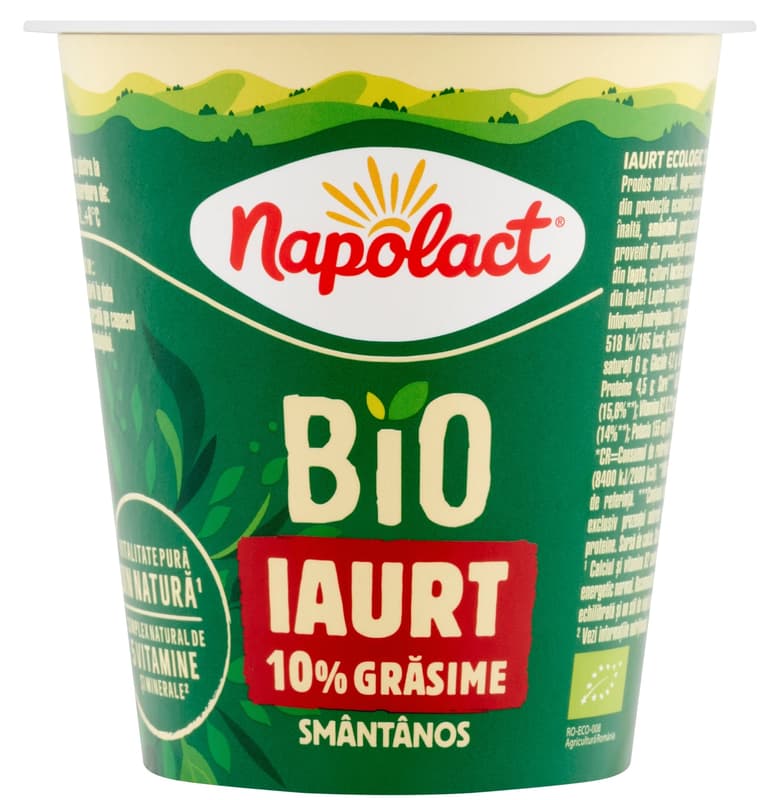 ECO Napolact Iaurt Smantanos 10% Pahar