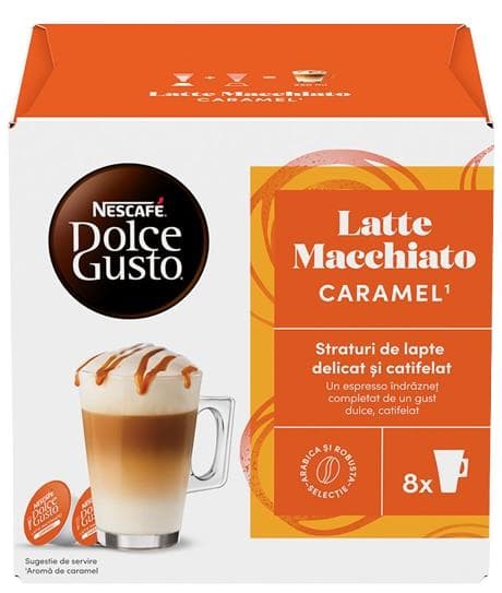 Nescafe Dolce Gusto Latte Macchiato Caramel Cafea 16 capsule