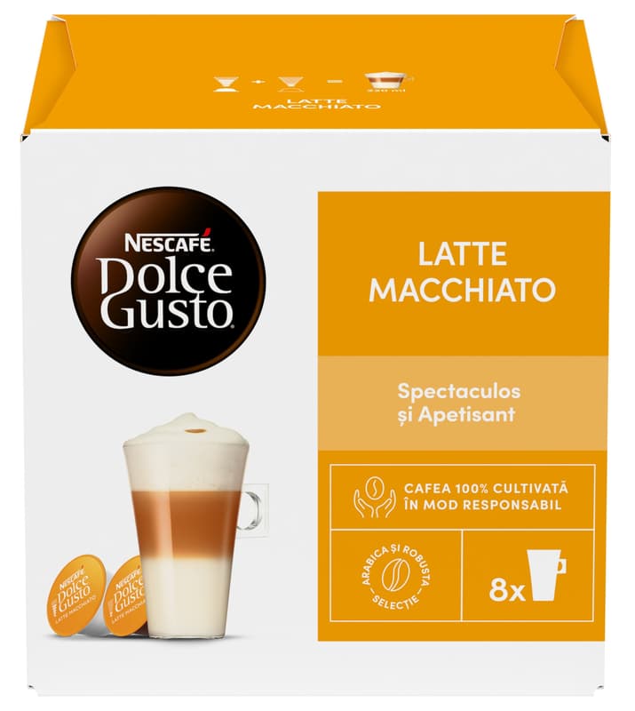 Nescafe Dolce Gusto Latte Macchiato Cafea 16 capsule