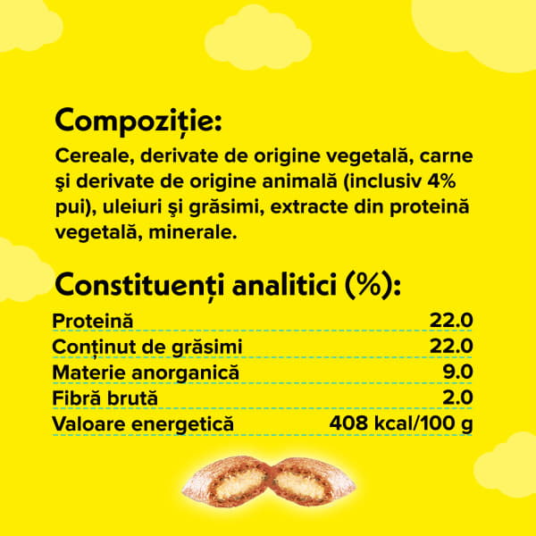 Dreamies Recompense pentru pisici, cu pui gustos