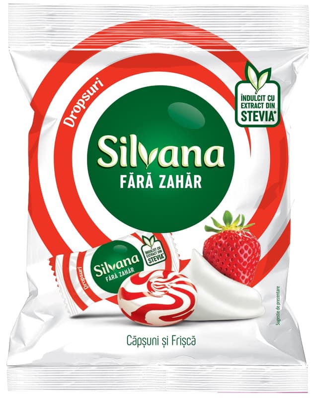 Silvana Bomboane fara zahar capsune si frisca