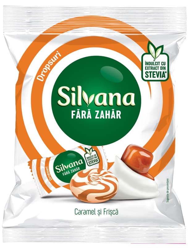 Silvana Bomboane fara zahar caramel si frisca