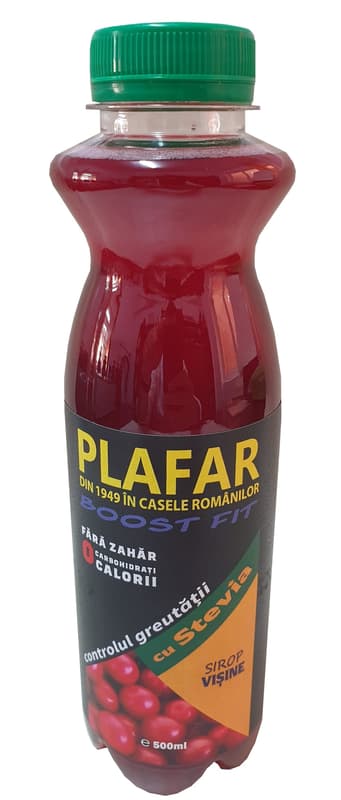 Plafar Sirop cu visine boost fit cu stevia