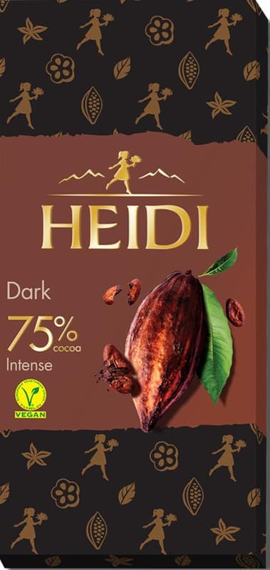 Heidi Dark Ciocolata amaruie 75% cacao
