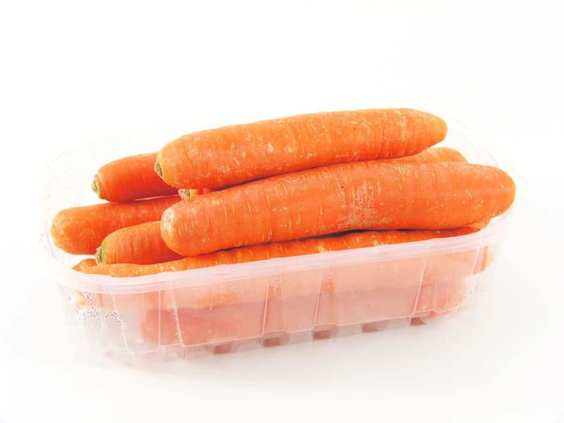 Carrots packed