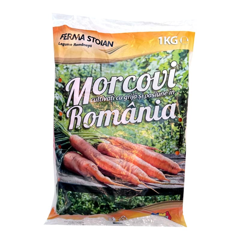 Carrots packed