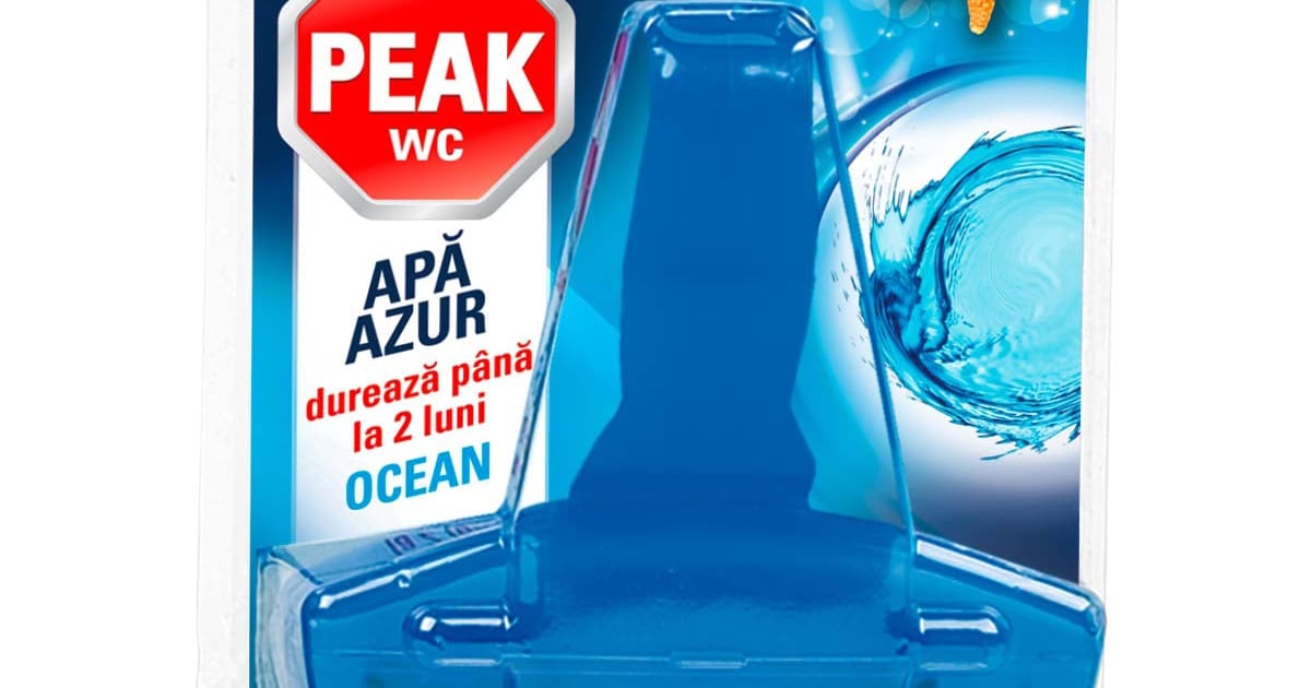 Peak WC Odorizant toaleta apa azur ocean