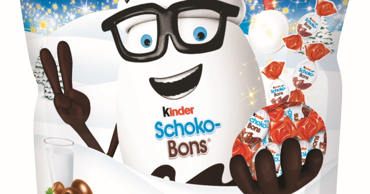 Kinder Schokobons Bomboane de ciocolata cu lapte Xmas