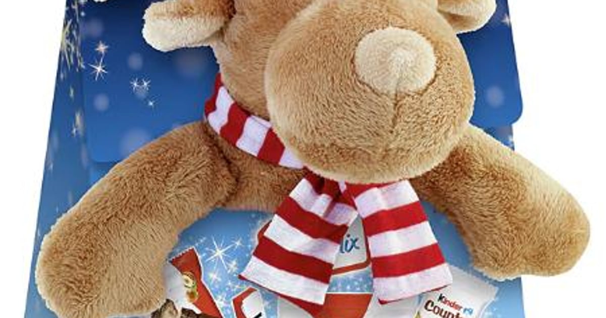 Kinder Maxi Mix Plush Pachet ciocolata Xmas