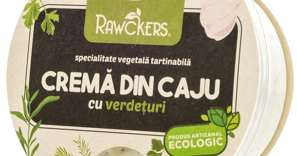Rawckers ECO Crema brawnza din caju verdeturi