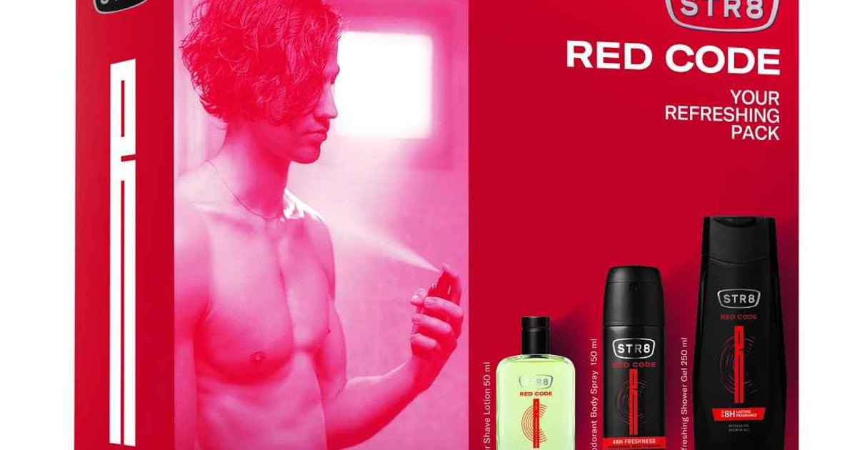 Set cadou:STR8 RED CODE