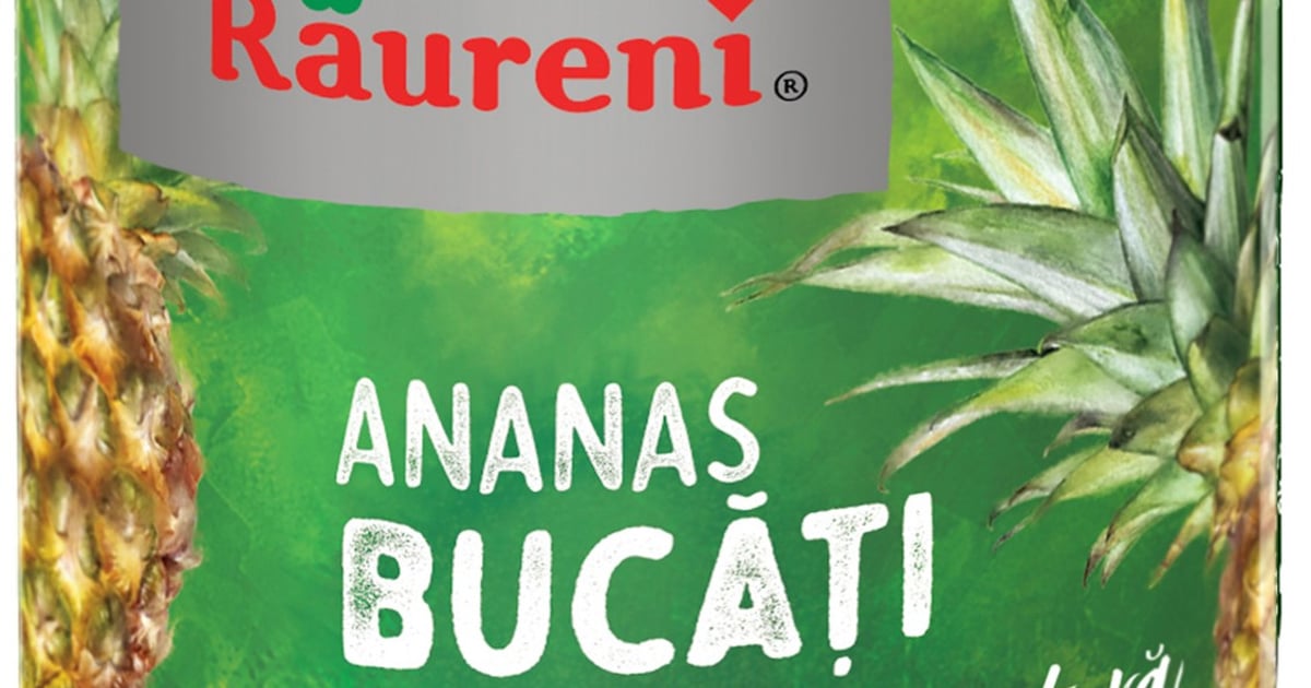 Raureni Compot de ananas rondele in sirop