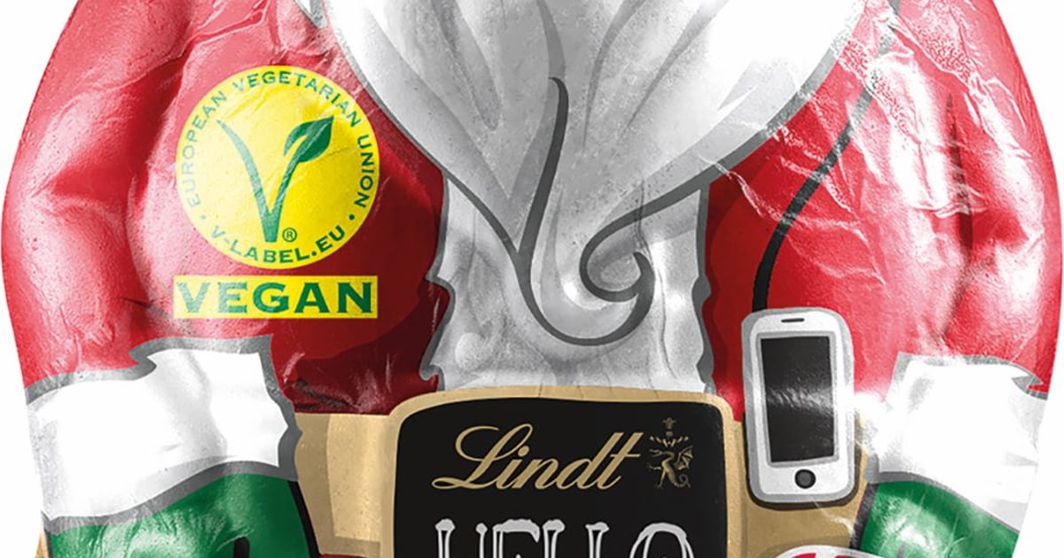 Lindt HELLO Santa Figurina Mos Craciun vegan