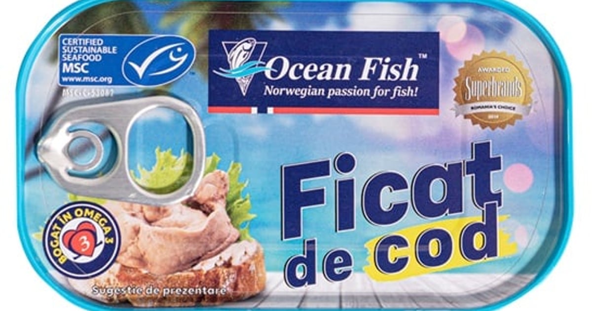 Ocean Fish Ficat de cod in suc propriu