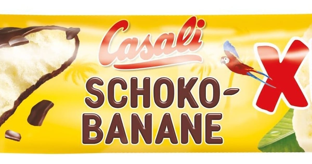 Casali Cioco Banana XL Baton din ciocolata cu interior spumos de