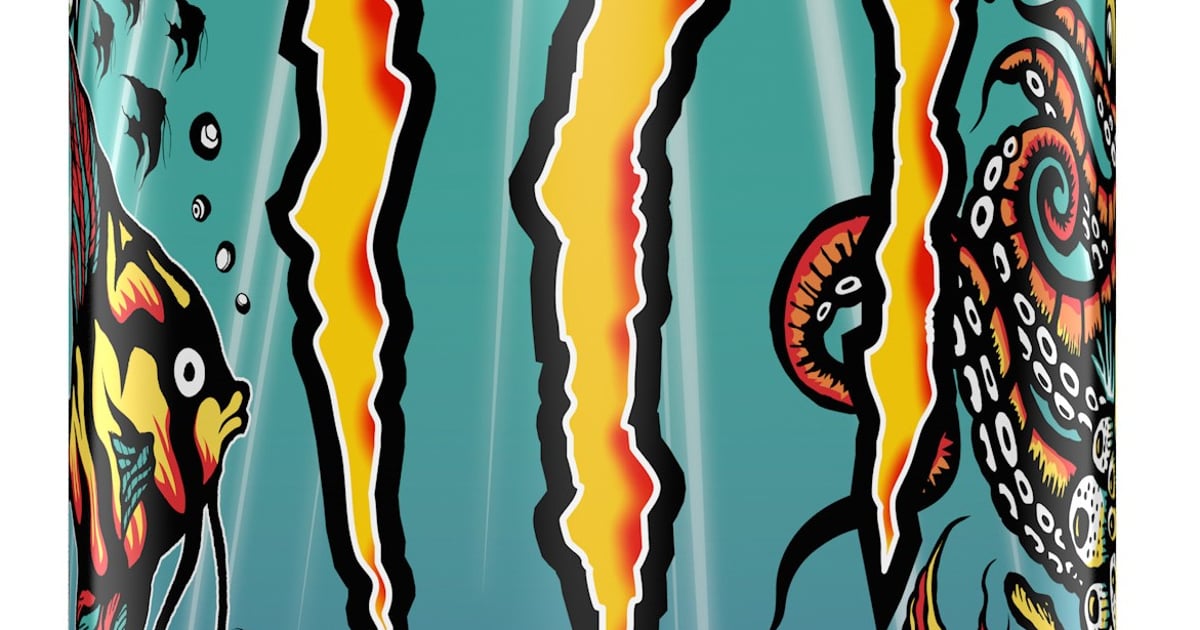 Monster Juiced Aussie in stil limonada Bautura energizanta doza
