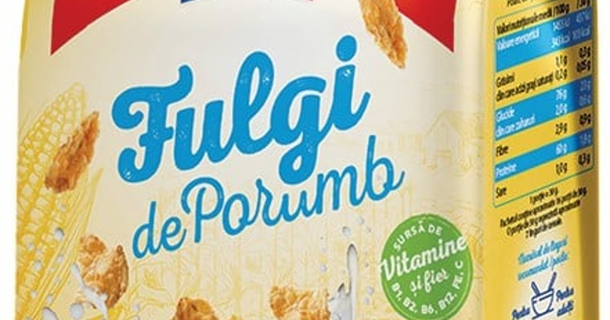 Fortza Fulgi de porumb fara zahar adaugat