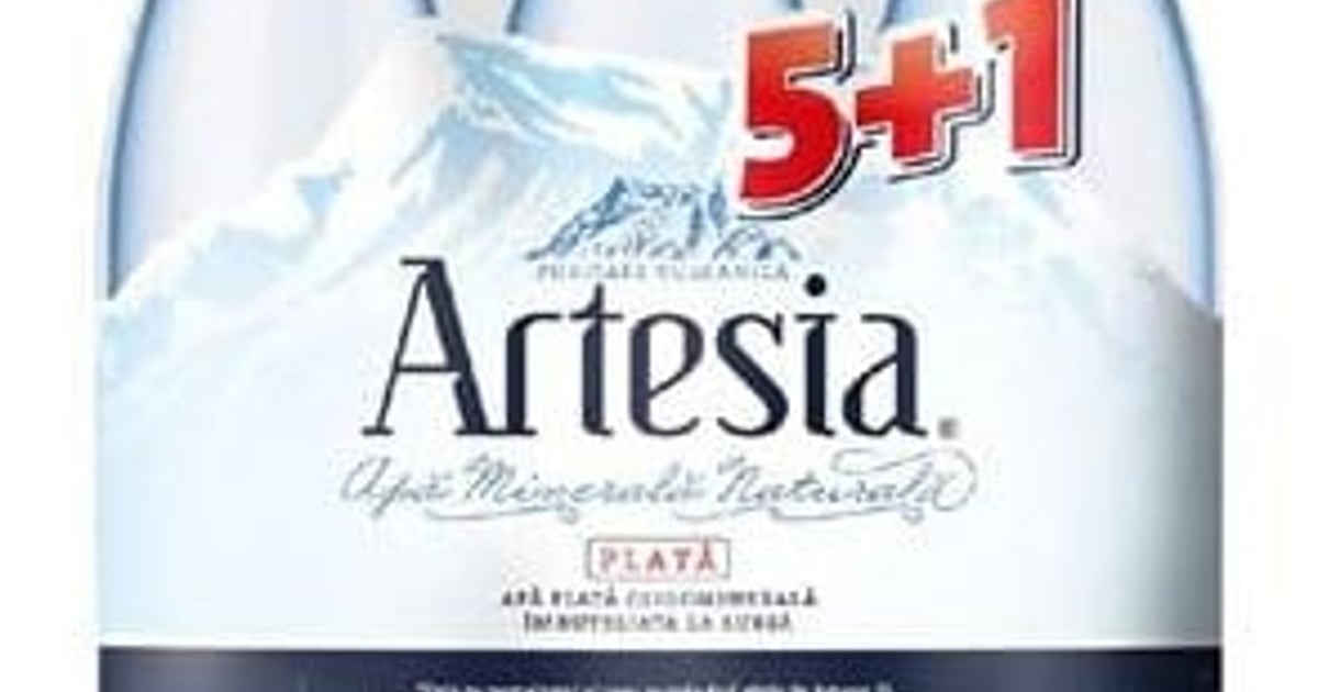 Artesia Apa minerala naturala plata 5+1
