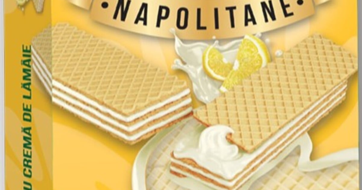 Naturavit Napolitane cu crema de lamaie