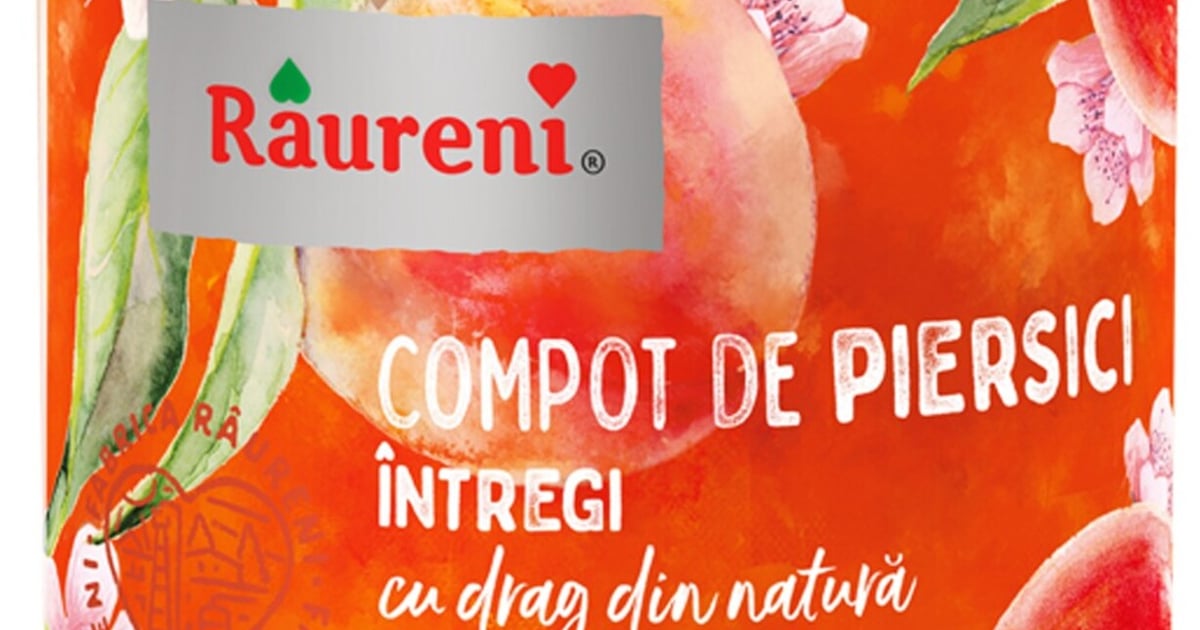 Raureni Compot piersici intregi