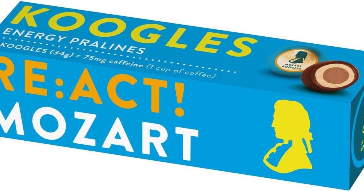 Mozart Koogles Energy RE:ACT Praline cu crema de nuga