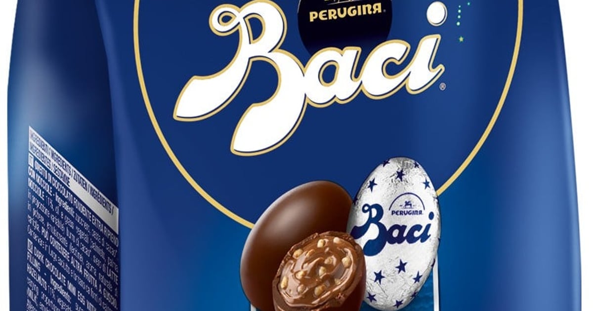 Blue Border chocoNekoβ Baci Mini Oua de ciocolata neagra