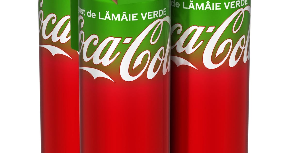 Coca Cola Lamaie Verde Bautura racoritoare carbogazoasa 4 pack doza