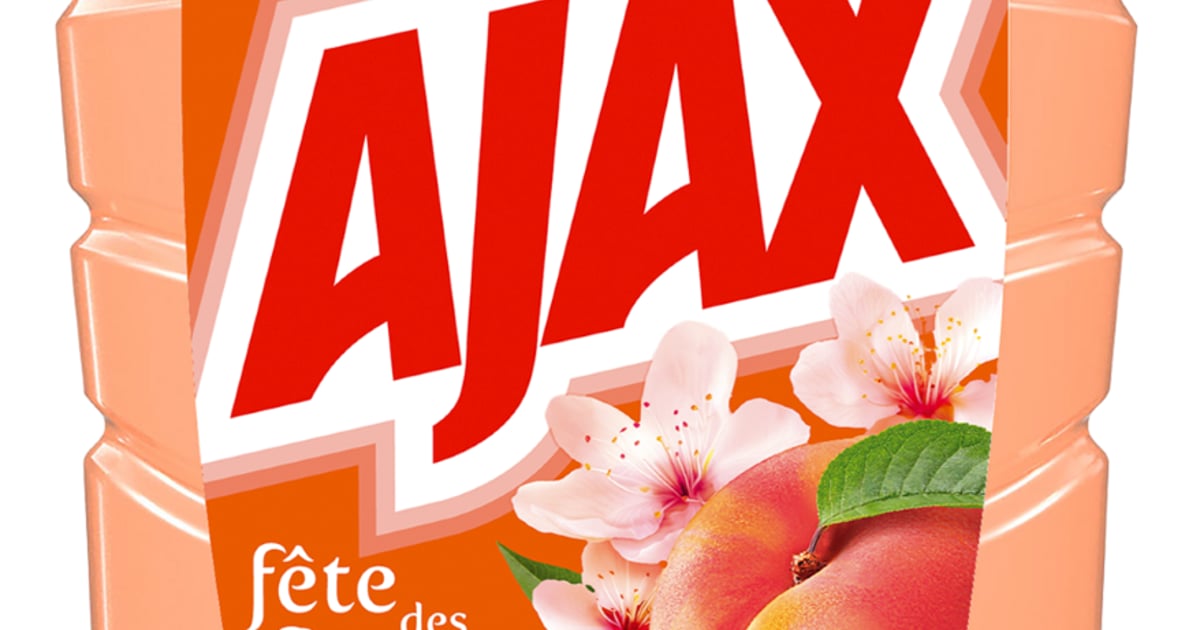 Ajax Fete des Fleurs Peach Lichid pentru suprafete lavabile