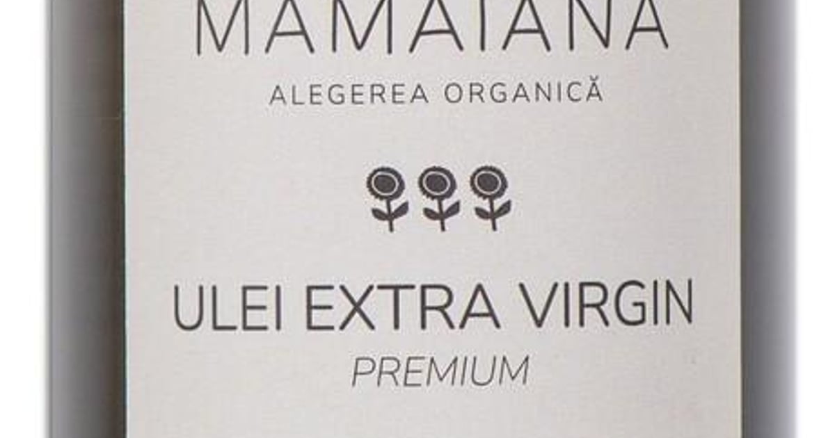 Mamaiana ECO Ulei de floarea soarelui extra virgin presat la rece