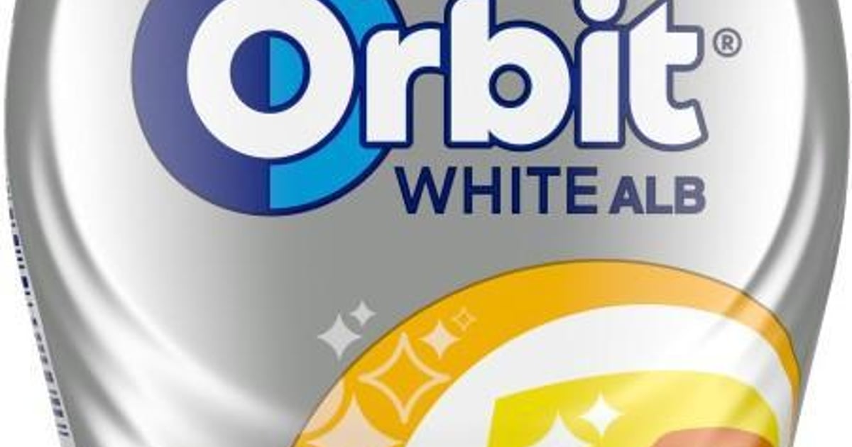 邦楽 STUTS Orbit JJJ BIM C.O.S.A. Awich 5lack Orbit White Guma de mestecat cu aroma de fructe