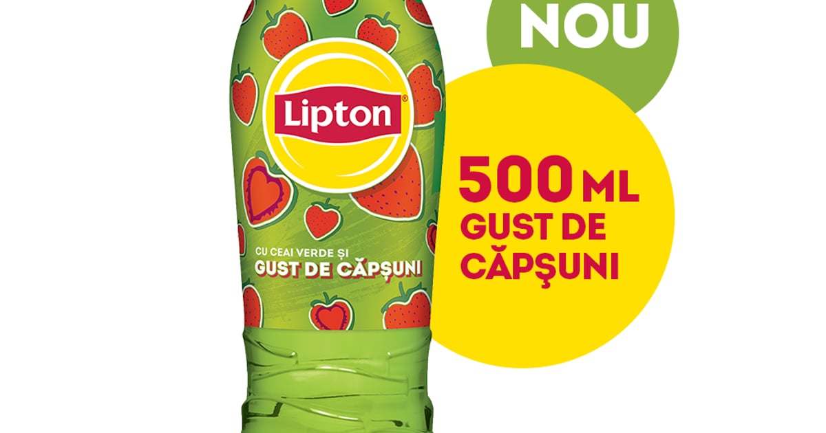 Lipton Ice Tea Capsuni Bautura racoritoare necarbogazoasa pet