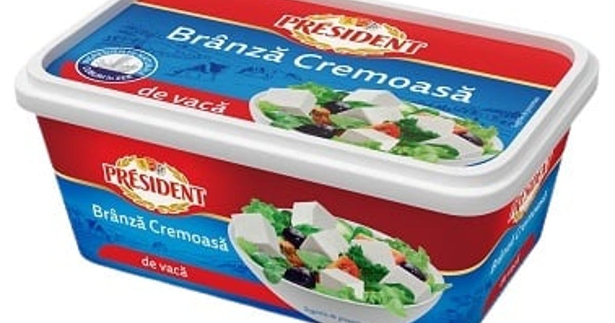 PRESIDENT 24冊 President Branza cremoasa de vaca