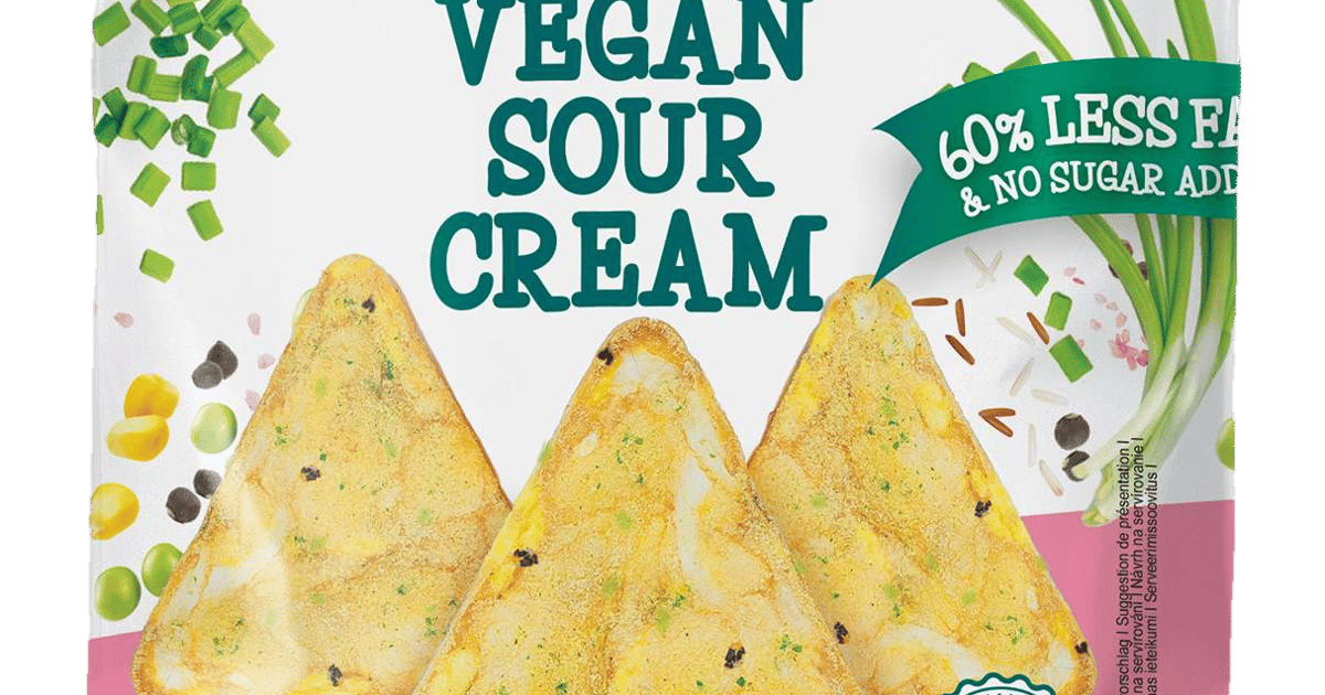 Popcrop Chips-uri cu proteina din mazare si aroma de smantana