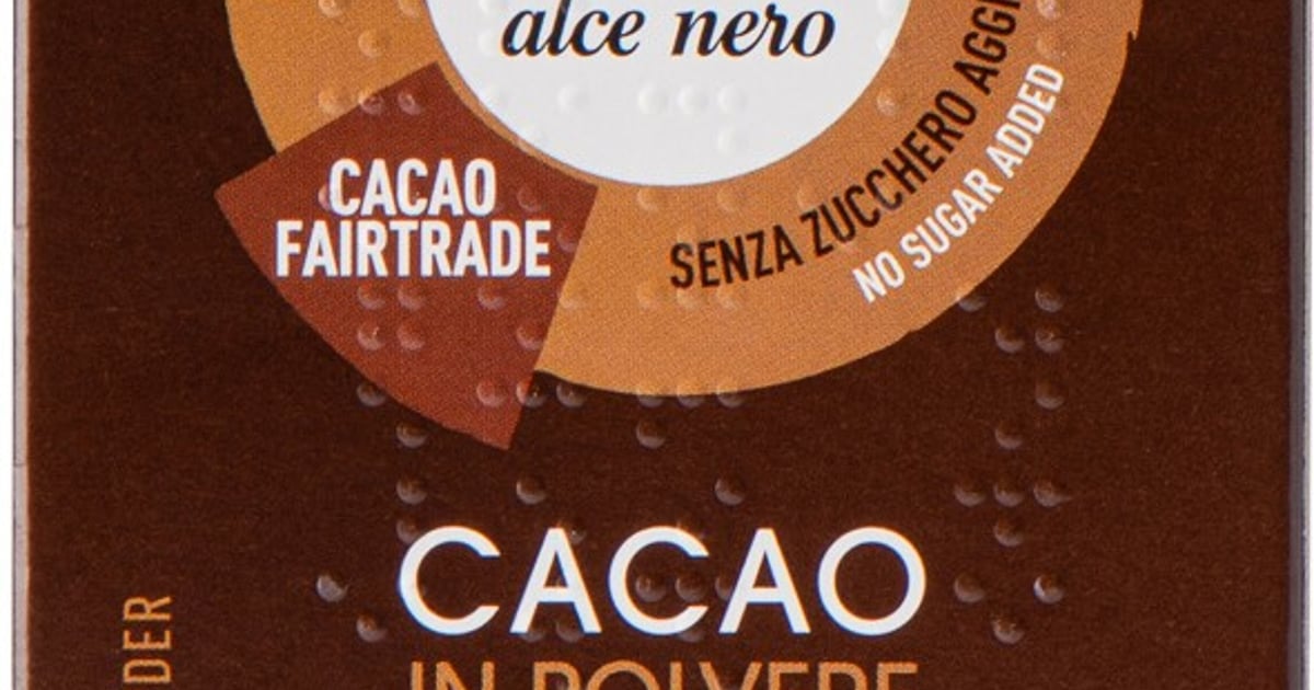 Alce Nero ECO Cacao pudra Fairtrade