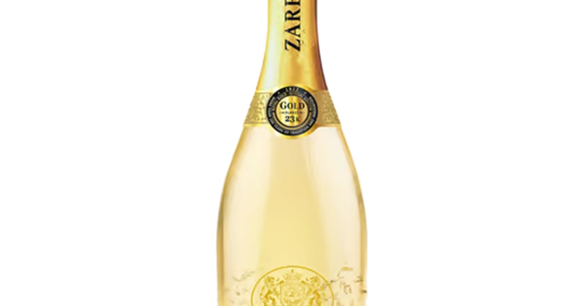Zarea Vin spumant alb Royal Gold cu foita de aur 23K