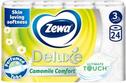 Zewa Deluxe Camomile Comfort Toilet Paper, 3-ply