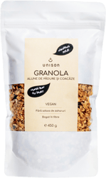 Unison Granola cu alune de padure si coacaze negre