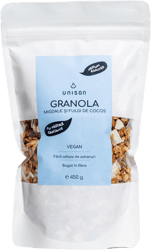 Unison Granola cu migdale si fulgi de cocos