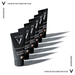 VICHY DERMABLEND CORRECTIVE FLUID FOUNDATION 16H SHADE 25 NUDE