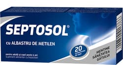 SEPTOSOL ALBASTRU DE METILEN 20 COMPRIMATE DE SUPT