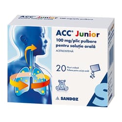 ACC JUNIOR 100MG X 20PLICURI